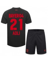 Bayer Leverkusen Amine Adli #21 Domácí dres pro děti 2023-24 Krátký Rukáv (+ trenýrky)